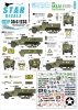 Star Decals 35-C1233 US M3A1 Halftracks 1/35